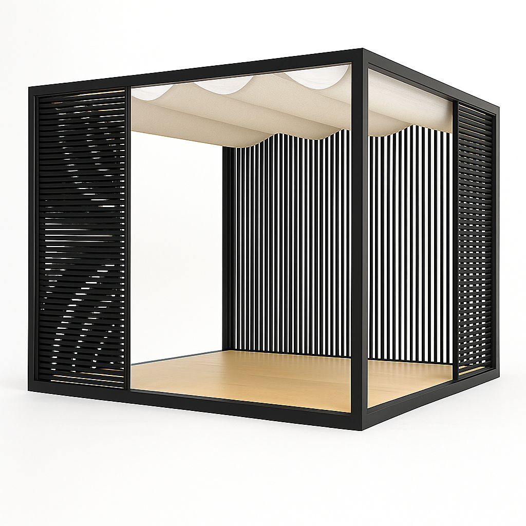 NoirVerge Aperture Pergola